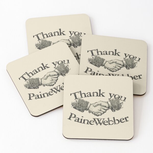 Item preview, Thank You PaineWebber 1983 designed and sold by AstroZombie6669.