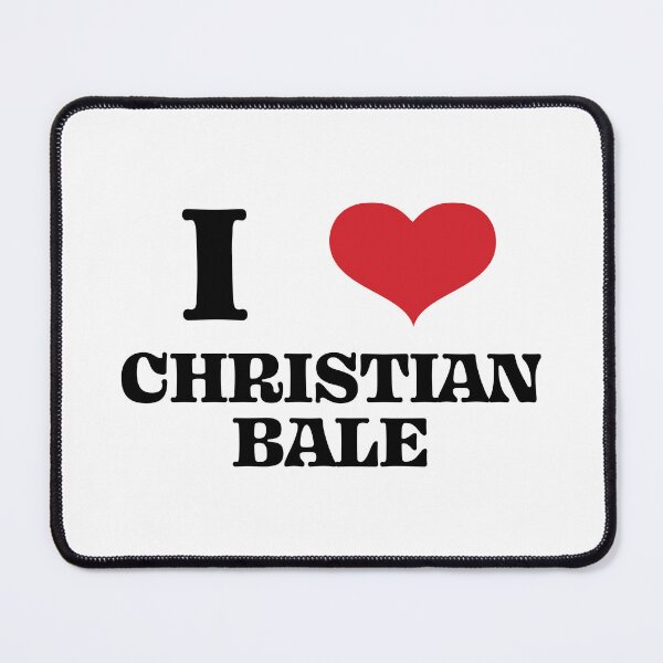 Item preview, I HEART CHRISTIAN BALE designed and sold by ExtraPeppers.