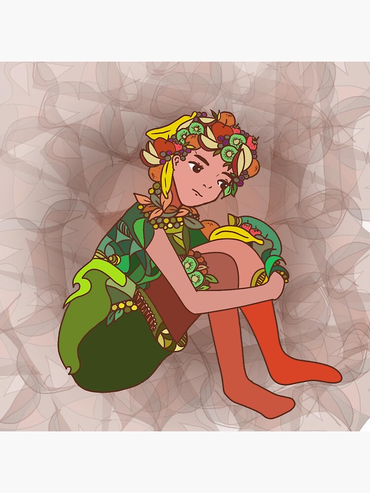 "Fruit Lady" Sticker for Sale by artsyfartsyGMD Redbubble