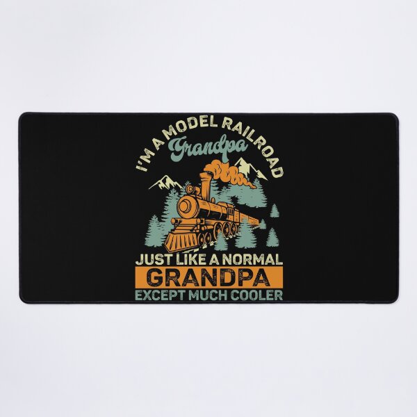 Item preview, Retro Railroad Train Grandpa Tee For Model Trains Papa Dad Men designed and sold by KennediWitting.