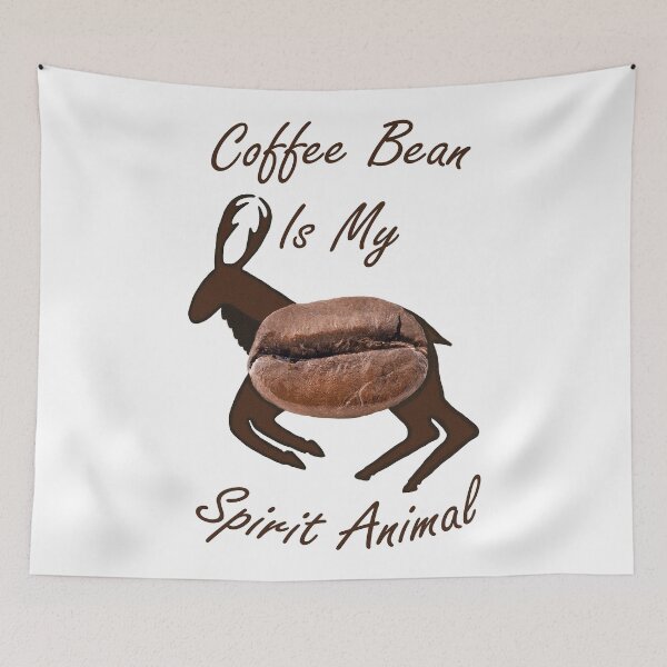 Item preview, Coffee Bean Spirit Animal designed and sold by blakcirclegirl.