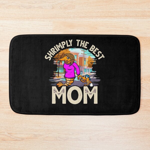 Item preview, Funny Shrimp/Prawn Pun. Shrimply the Best Mom designed and sold by Gold Wings Tees.