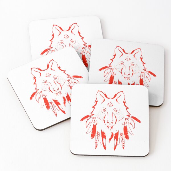 Item preview, Wolf Tribe Red designed and sold by Barnissim.