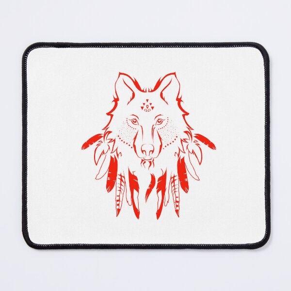 Item preview, Wolf Tribe Red designed and sold by Barnissim.