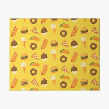 Junk Food Art Board Print