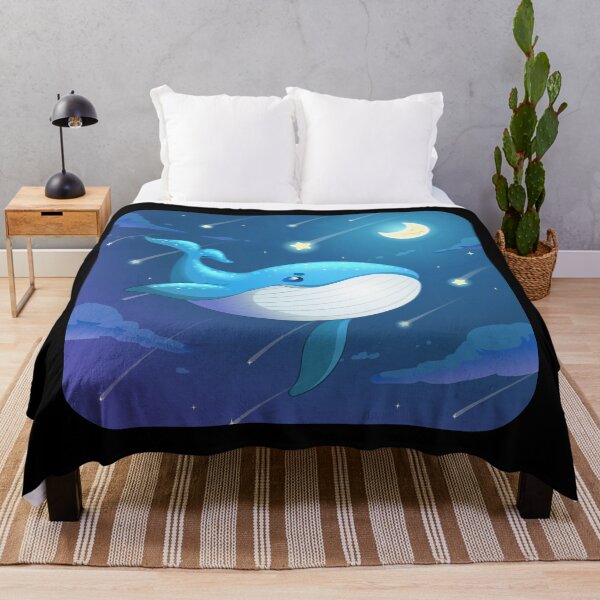 Item preview, cute blue whale cartoon character design designed and sold by Tony J.