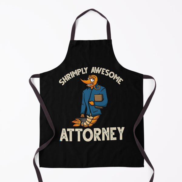 Item preview, Funny Shrimp/Prawn Pun. Shrimply Awesome Attorney designed and sold by Gold Wings Tees.