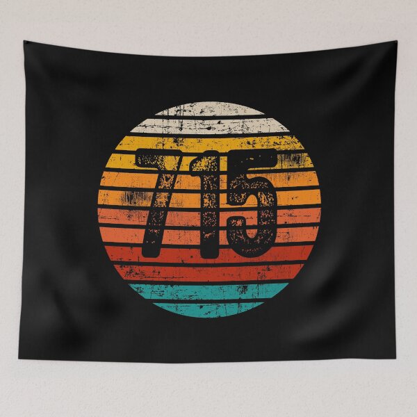 Item preview, Distressed Vintage Sunset 715 Area Code designed and sold by Gold Wings Tees.