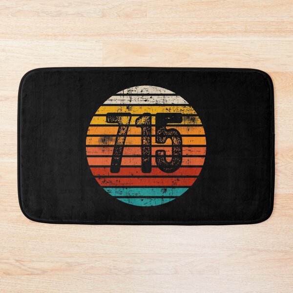 Item preview, Distressed Vintage Sunset 715 Area Code designed and sold by Gold Wings Tees.