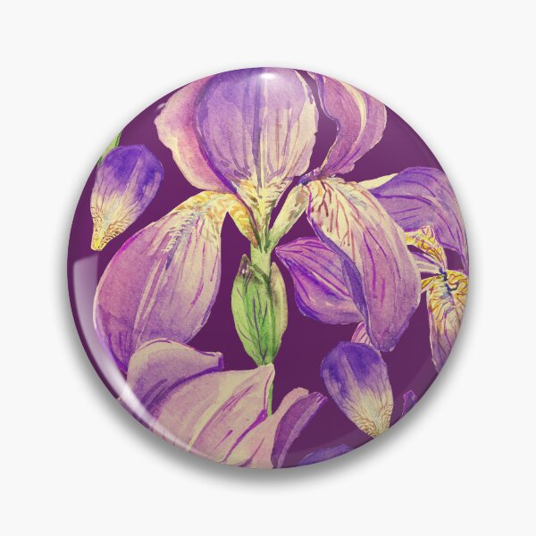 Item preview, purple Iris   designed and sold by Floralsharry.