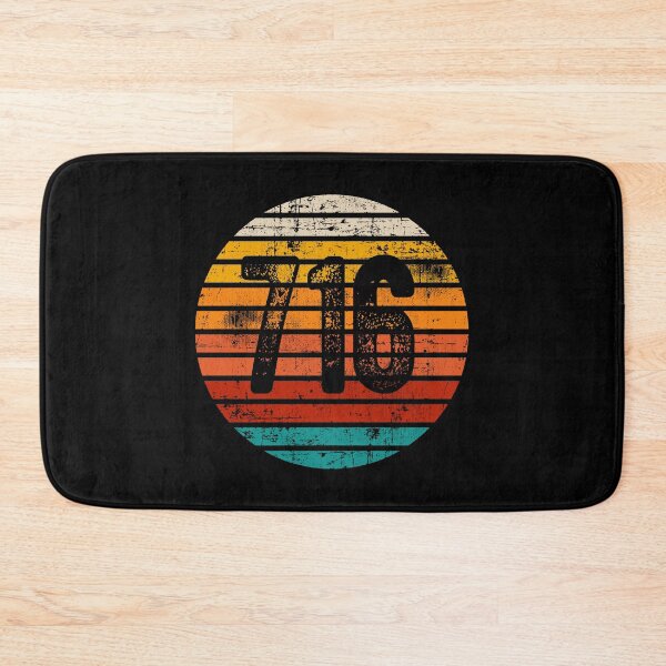 Item preview, Distressed Vintage Sunset 716 Area Code designed and sold by Gold Wings Tees.