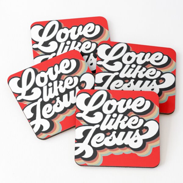 Item preview, Love Like Jesus  heart and soul  Red designed and sold by Rowena Jones.