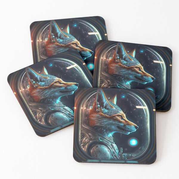 Item preview, Space Fox 1 designed and sold by Abysmalart.