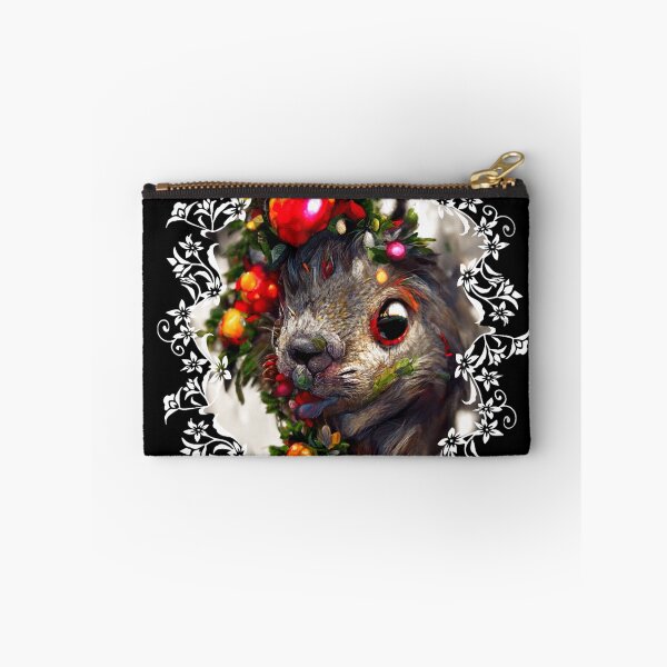Item preview, Squirrel Face Mistletoe Decorative  designed and sold by zheworkstudio.