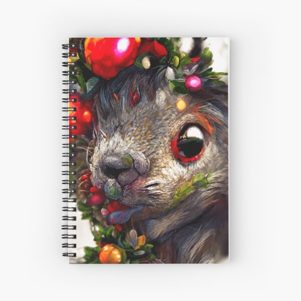 Item preview, Squirrel Face Mistletoe Decorative  designed and sold by zheworkstudio.