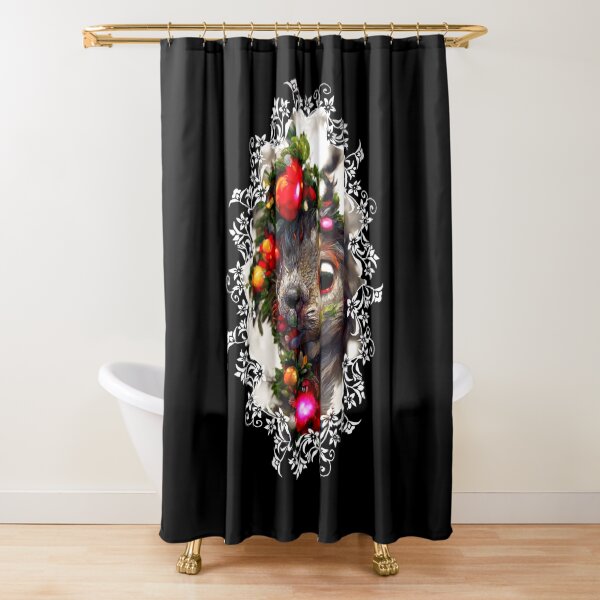 Item preview, Squirrel Face Mistletoe Decorative  designed and sold by zheworkstudio.