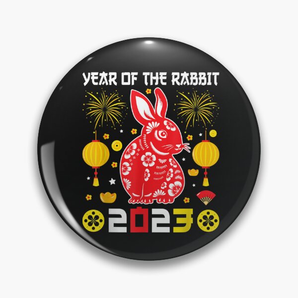 Item preview, Funny Chinese Zodiac Year Of The Rabbit 2023 Happy New Year T-Shirt designed and sold by Knight-Saverin.