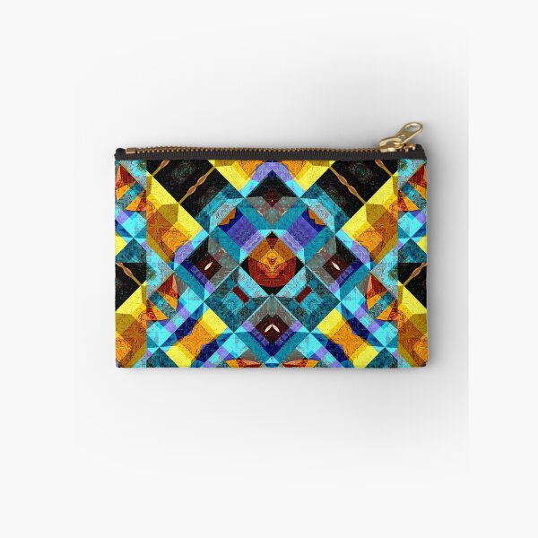 Item preview, POWERFUL LUMINOUS RADIAL COSMIC LABYRINTH PATCHWORK -  SPIRITUAL AWAKENING CUBIC GEOMETRIC ART PATTERN IN DEEP* designed and sold by Ralek.