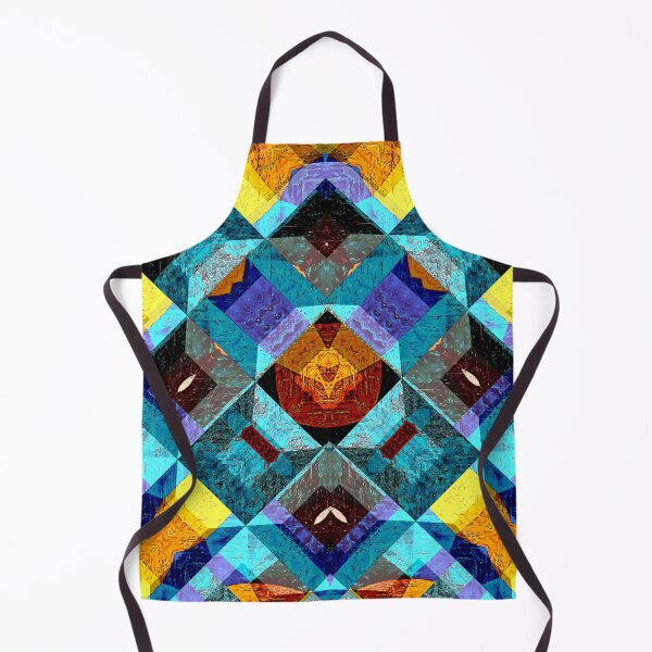 Item preview, POWERFUL LUMINOUS RADIAL COSMIC LABYRINTH PATCHWORK -  SPIRITUAL AWAKENING CUBIC GEOMETRIC ART PATTERN IN DEEP* designed and sold by Ralek.