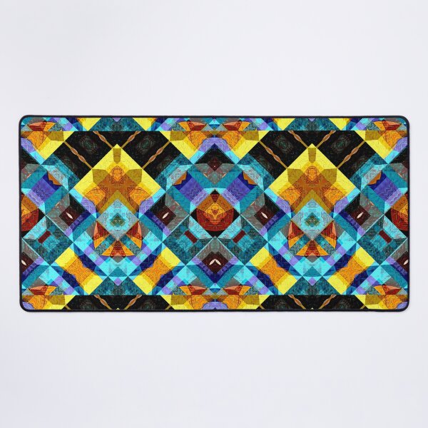 Item preview, POWERFUL LUMINOUS RADIAL COSMIC LABYRINTH PATCHWORK -  SPIRITUAL AWAKENING CUBIC GEOMETRIC ART PATTERN IN DEEP* designed and sold by Ralek.