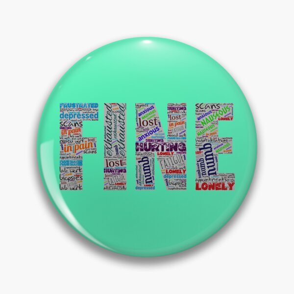 Item preview, I'm fine... designed and sold by clairelapat.
