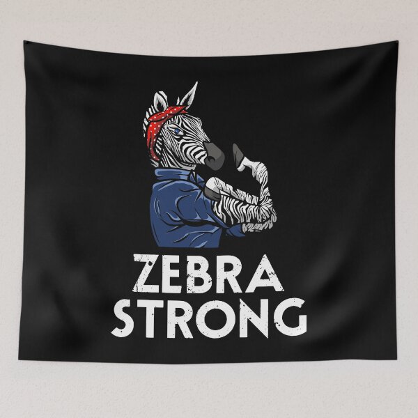 Item preview, Ehlers-Danlos Syndrome. Rosie the Riveter Zebra Strong EDS designed and sold by Gold Wings Tees.