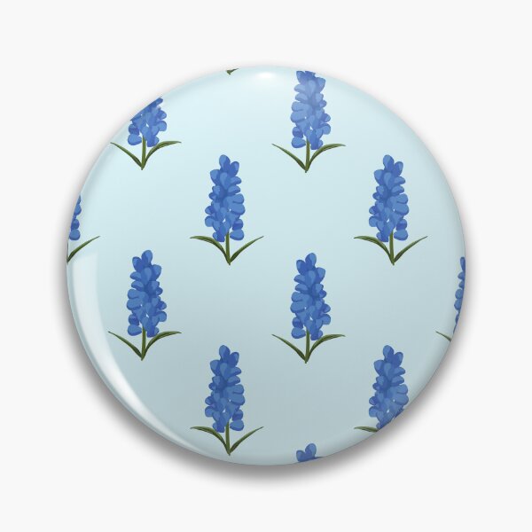 Artikelvorschau, Blaues Blumenmuster entworfen und verkauft von ShubhiDesigns.