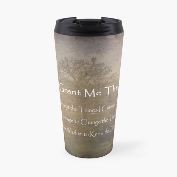 God Grant Me The Serenity Nature Scene Travel Mug