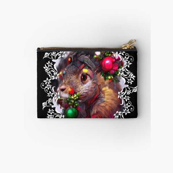 Item preview, Squirrel cute Face Mistletoe Decorative  designed and sold by zheworkstudio.