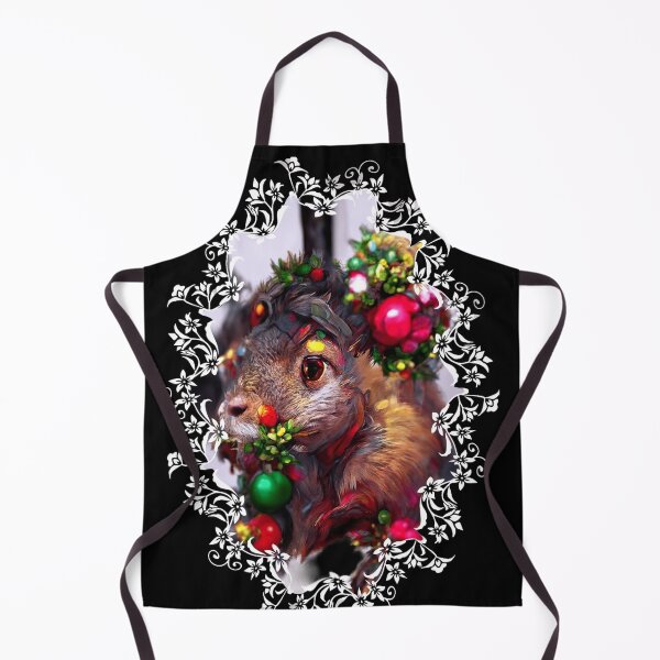 Item preview, Squirrel cute Face Mistletoe Decorative  designed and sold by zheworkstudio.