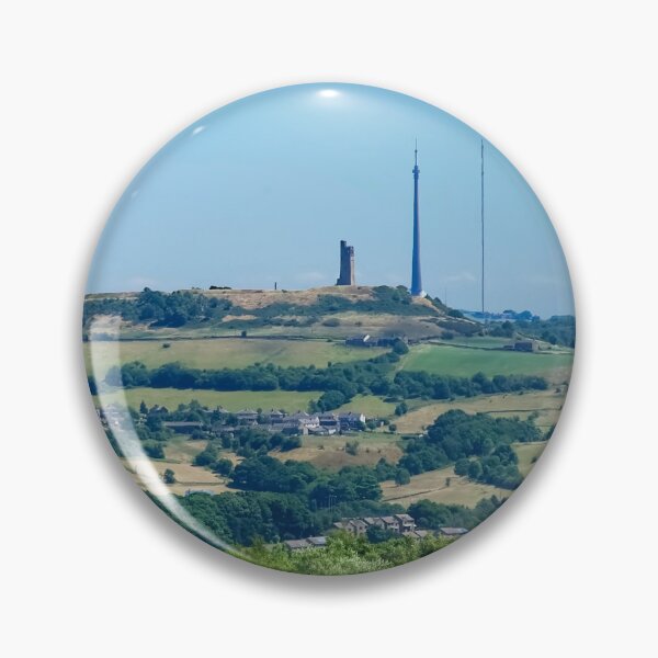 Item preview, Emley Moor Mast and Castle Hill designed and sold by Alisonchambers2.