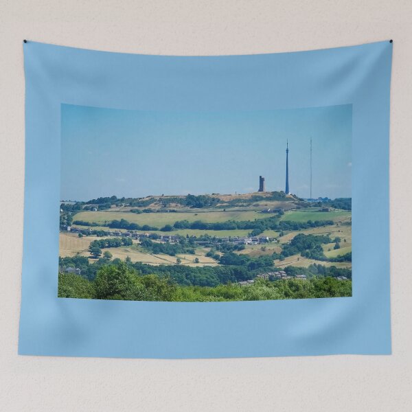 Item preview, Emley Moor Mast and Castle Hill designed and sold by Alisonchambers2.