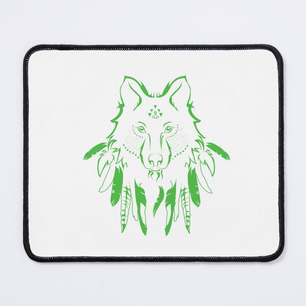 Item preview, Wolf Tribe Green designed and sold by Barnissim.
