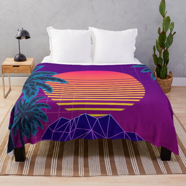Item preview, Purple Synthwave Sunset designed and sold by MaiZephyr.
