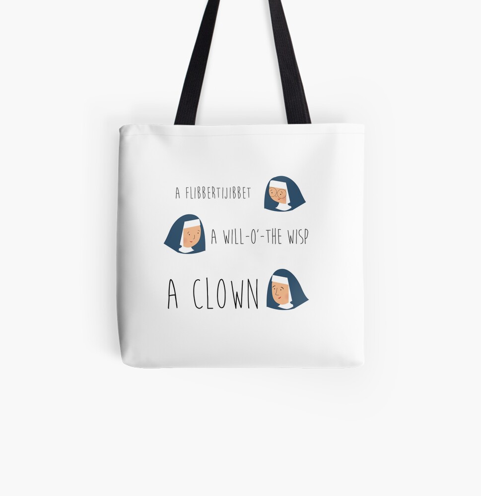 Sound of music nuns All Over Print Tote Bag