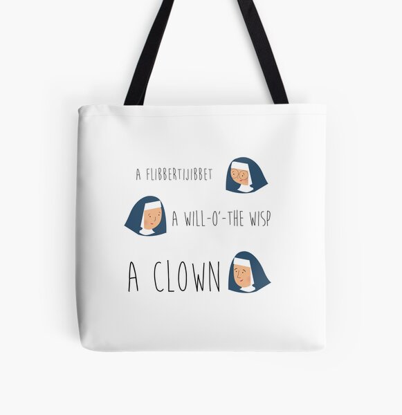 Sound of music nuns All Over Print Tote Bag