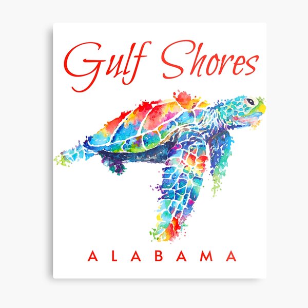 Item preview, Gulf Shores Alabama Watercolor Sea Turtle designed and sold by JackSadowski.
