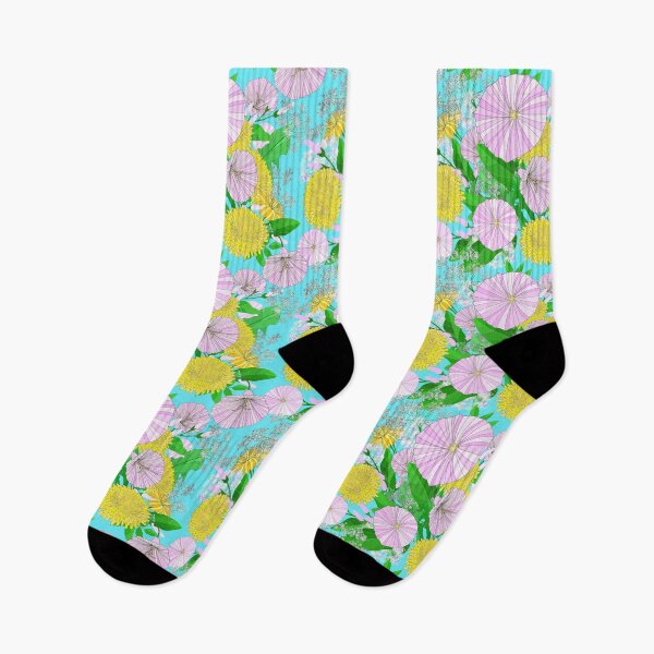 Item preview, Digital design Dandelions and bindweeds in summer meadow designed and sold by AmareteArt.