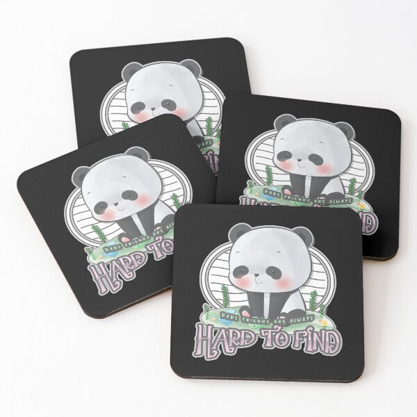 Item preview, Rare Friends Are Always Hard To Find Adorable Panda Looking At Little Birds designed and sold by darknessjeff86.