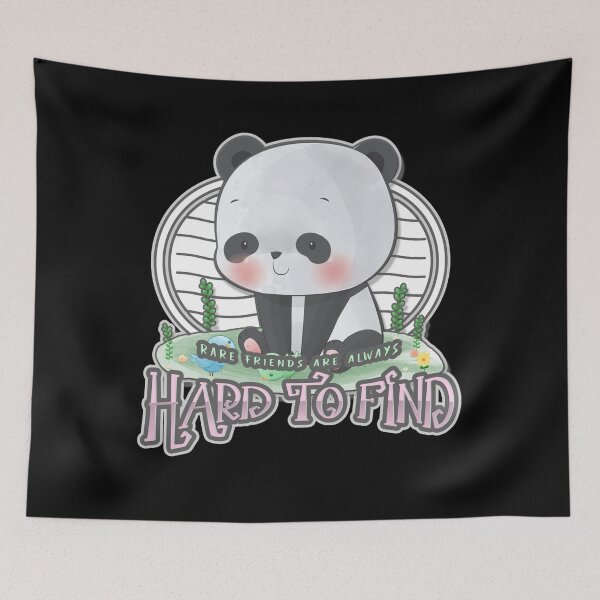 Item preview, Rare Friends Are Always Hard To Find Adorable Panda Looking At Little Birds designed and sold by darknessjeff86.