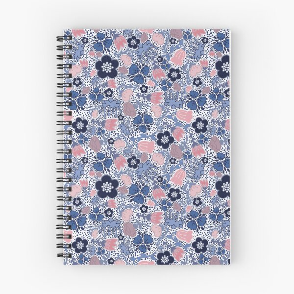 Item preview, Pinks and Blue Florals designed and sold by StudioCreatives Art.