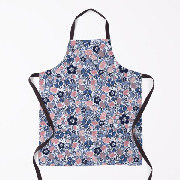 Item preview, Pinks and Blue Florals designed and sold by StudioCreatives Art.