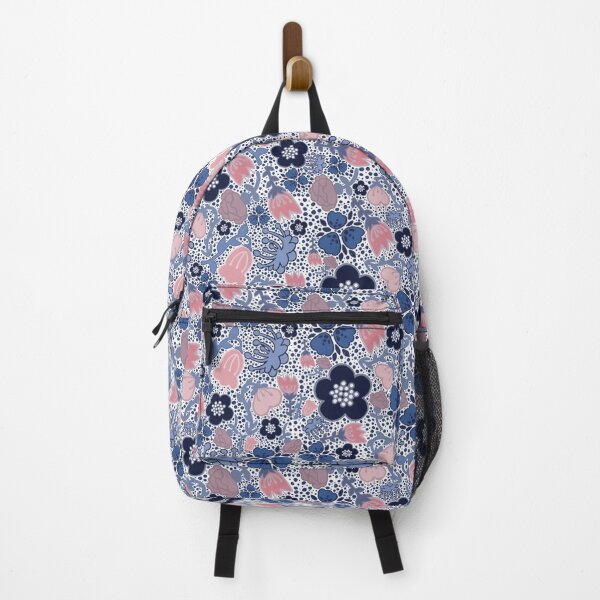 Item preview, Pinks and Blue Florals designed and sold by StudioCreatives Art.