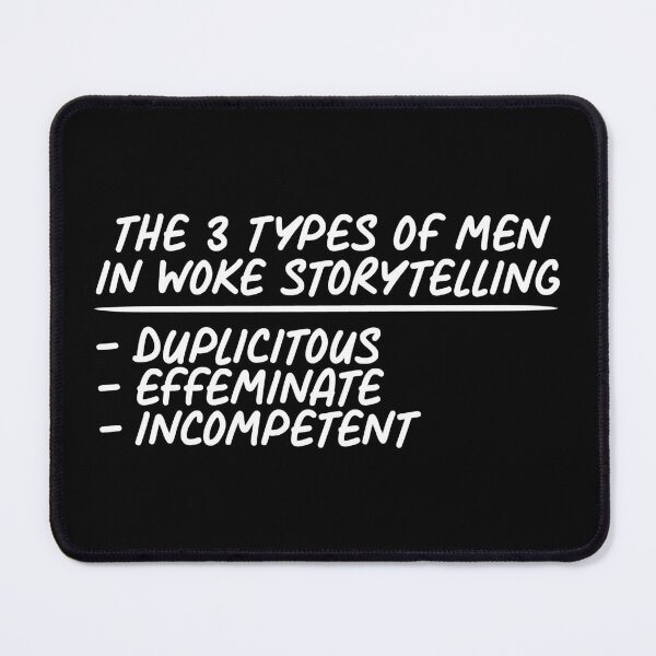 Item preview, The 3 Types of men in woke storytelling | Anti Woke Media designed and sold by ProdbyNiECO.