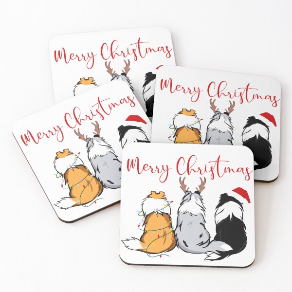 Item preview, Merry Christmas Shelties designed and sold by SkylaFray.