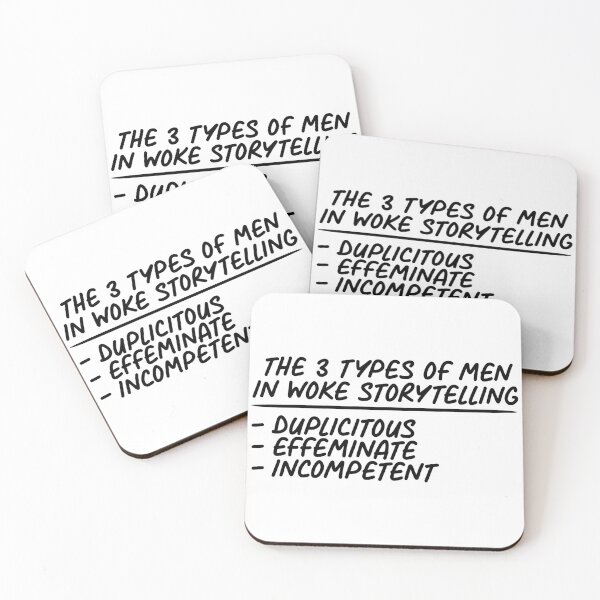 Item preview, The 3 Types of men in woke storytelling | Anti Woke Media designed and sold by ProdbyNiECO.