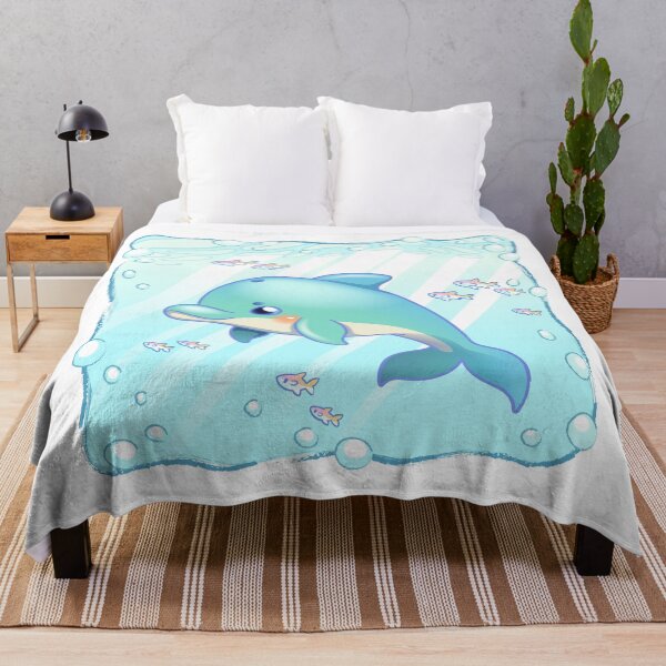 Item preview, cute dolphin cartoon character design designed and sold by Tony J.