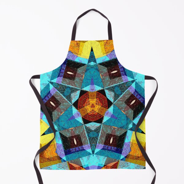 Item preview, POWERFUL LUMINOUS RADIAL COSMIC LABYRINTH PATCHWORK -  SPIRITUAL AWAKENING CUBIC GEOMETRIC ART PATTERN IN DEEP* designed and sold by Ralek.