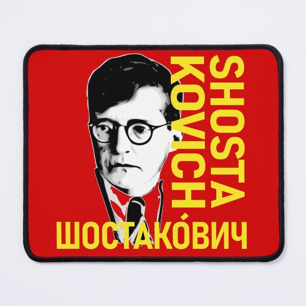 Item preview, Dimitri Shostakovich name yellow/red designed and sold by Burruchet.