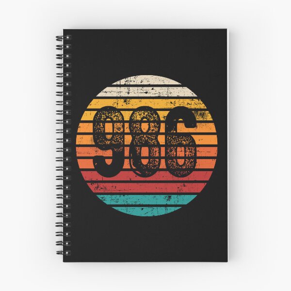 Item preview, Distressed Vintage Sunset 986 Area Code designed and sold by Gold Wings Tees.